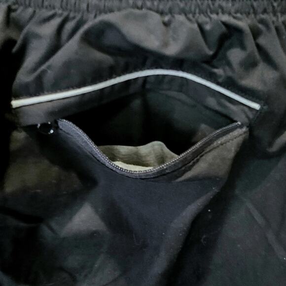 VTG GAP Track Pants Joggers Lined Side Stripe Ankle Zips 12 Black - Picture 8 of 13